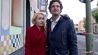 GERMAN SCOUT - Estimated ANAL Be expeditious be expeditious for SKINNY MILF Handy STREET CASTING