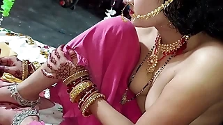 Suhagraat Indian cauple primary gloominess sex clear Hindi audio